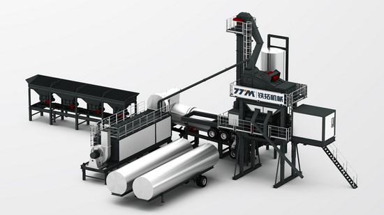 Planta de asfalto móvil, serie YLB