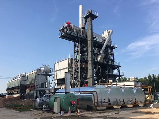 Planta integrada de reciclaje de asfalto en caliente, serie TS