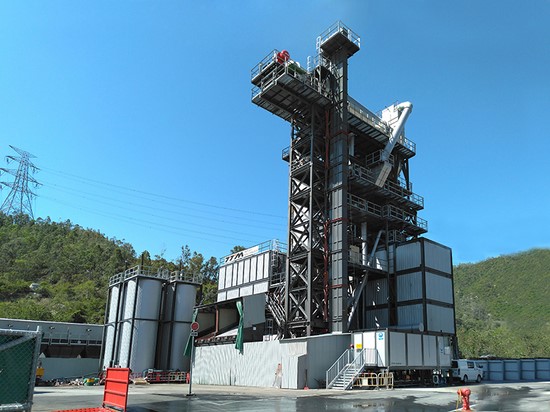 Planta integrada de reciclaje de asfalto en caliente, serie TS