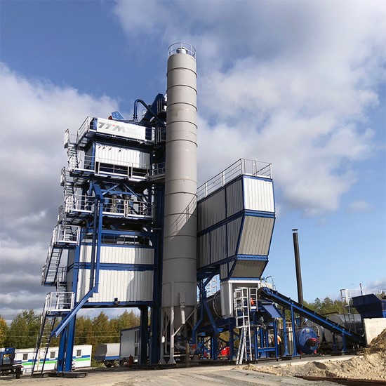Proyectos de plantas mezcladoras de asfalto en Rusia