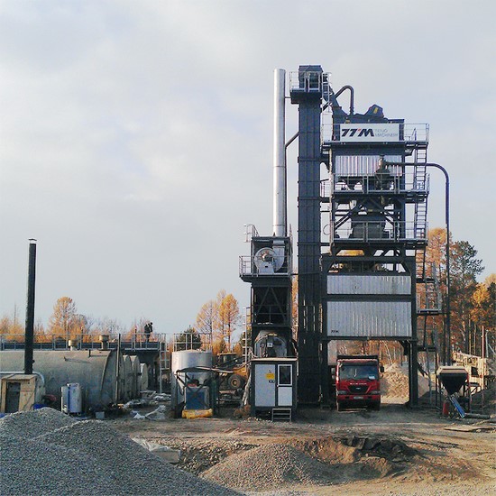 Proyectos de plantas de asfalto en Rusia