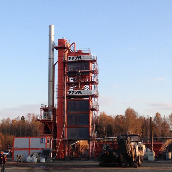 Proyectos de plantas de asfalto en Rusia