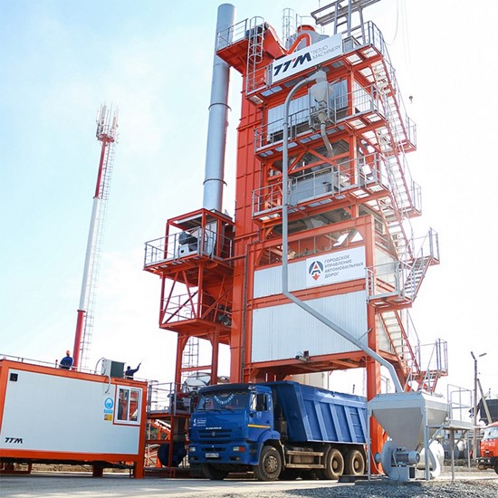 Proyectos de plantas de asfalto en Rusia