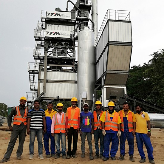 Proyectos de plantas mezcladoras de asfalto en Tailandia
